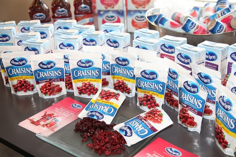 Ocean Spray launches Craisins® Dried Cranberries in Lebanon